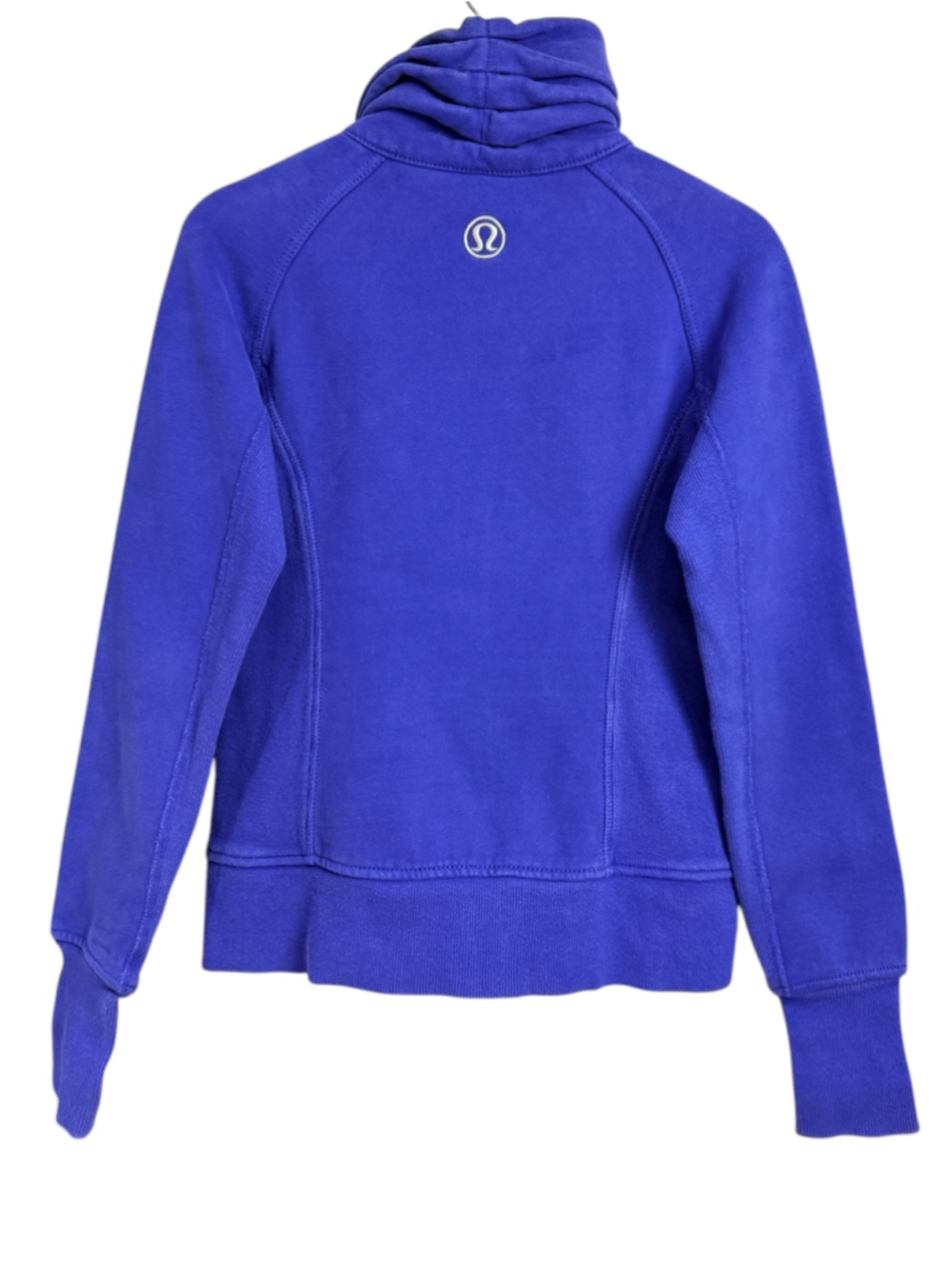 LULULEMON Cuddle Up Blue Jacket Zip-up Athleisure Gym Training Yoga, Sz 6 - Picture 13 of 16